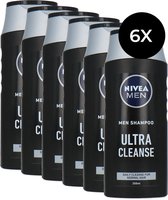 Nivea Men Ultra Cleanse Shampooing - 6 x 250 ml