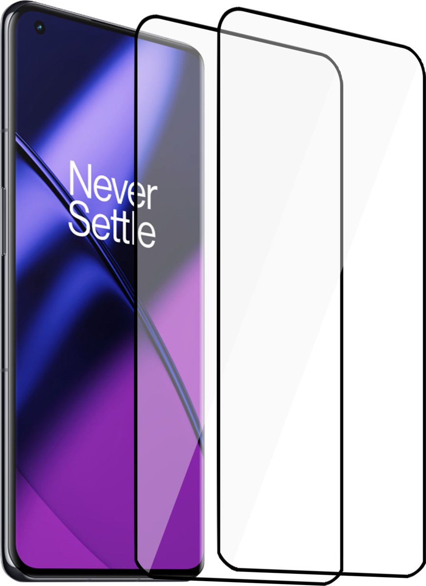 2x Geschikt voor OnePlus 11 Screenprotector - Beschermglas - GuardCover