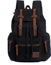 Canvas Backpack Unisex Vintage Casual Backpack Laptop Daypacks MacBook Bag School Bag Student Satchel Hiking Camping Bag, school backpack