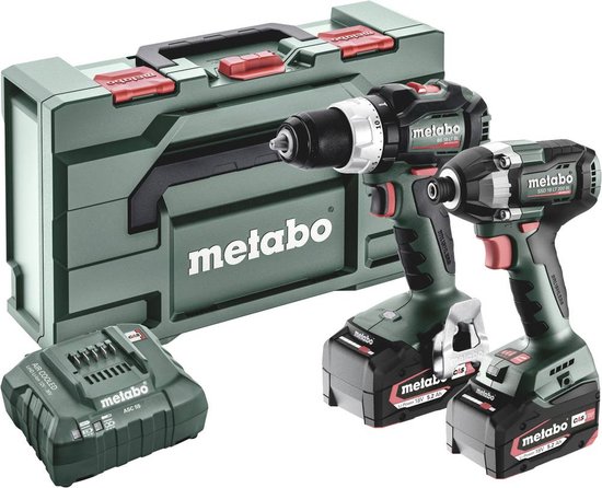 Foto: Metabo bslbl ssd200ltbl 685196000 accu schroefboormachine accu slagmoersleutel 18 v 5 2 ah li ion incl accu incl la