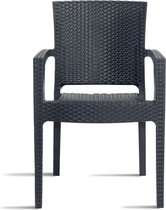 Chaise de terrasse ( Set de 12) - Zwart - Chair Cor