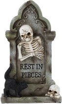 Cosy @ Home Grafsteen - skelet - Bruin - 12x5xH20cm