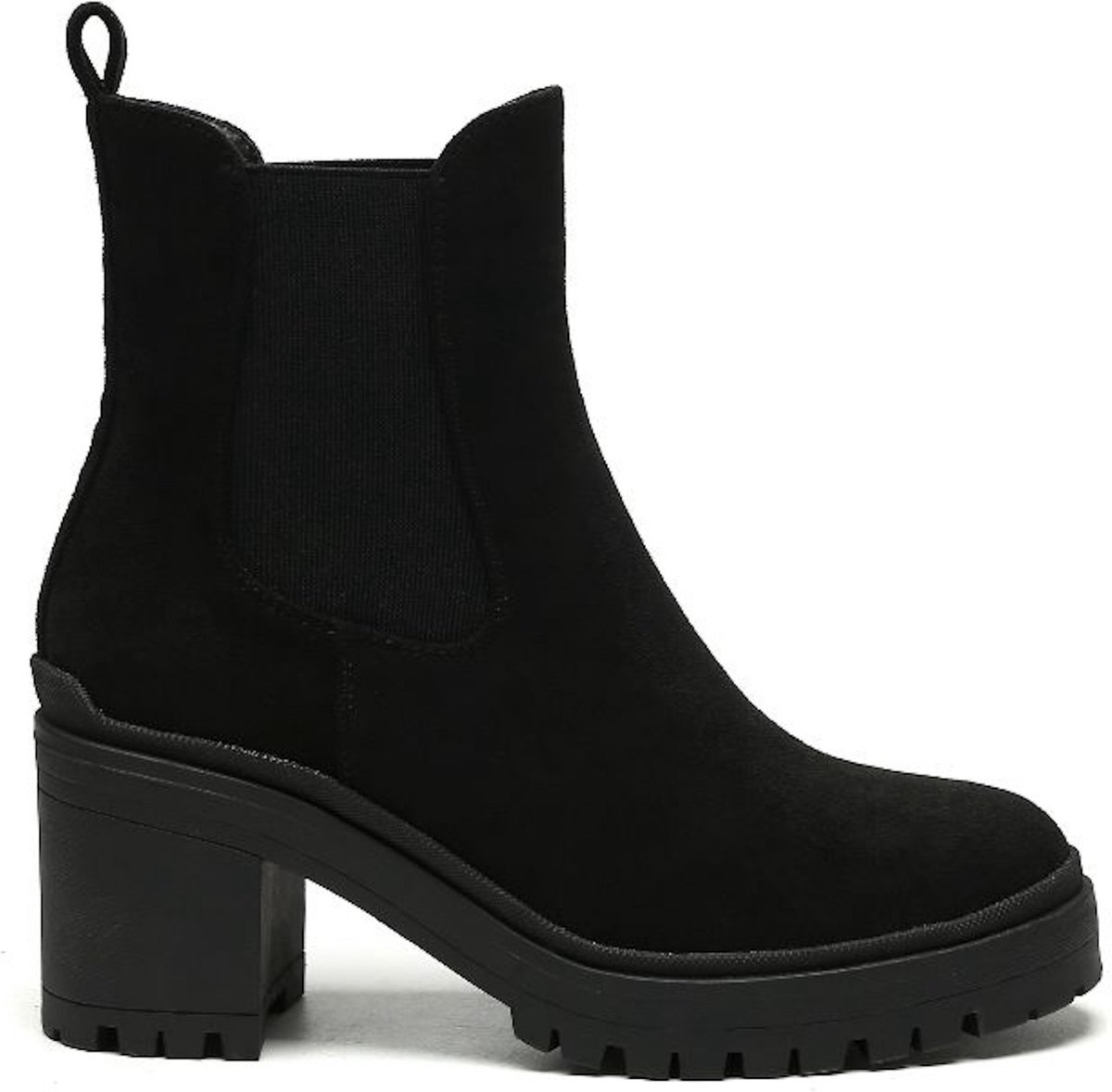 chelsea boots met hak