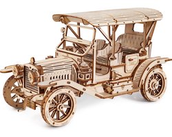 Robotime ROKR Vintage / Classic Car MC801 - Klassieke auto - Houten 3D puzzel - Knutselen - Hobby - Volwassenen