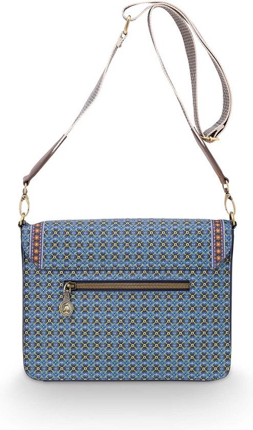 Pip Studio Clover Middelgrote Crossbody Schoudertas Blauw