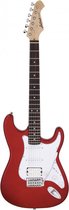 Aria Electric Guitar Candy Apple Red STG-004 CA Stratocaster elektrische gitaar