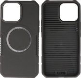 Coque pour iPhone 14 Pro Max - Coque antichoc compatible MagSafe - Zwart