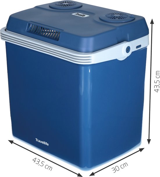 Travellife TL32 Thermo-Elektrische Koelbox - 25L - AC/DC - 12V/230V - Blauw