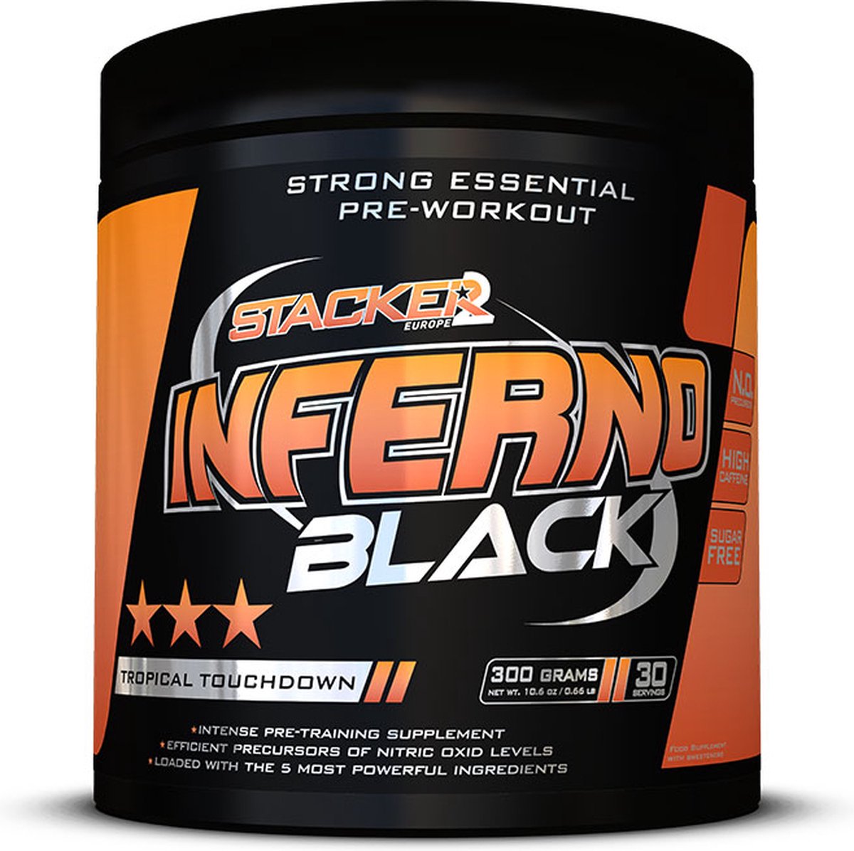 Goedkoopste Inferno Black 30servings Tropical