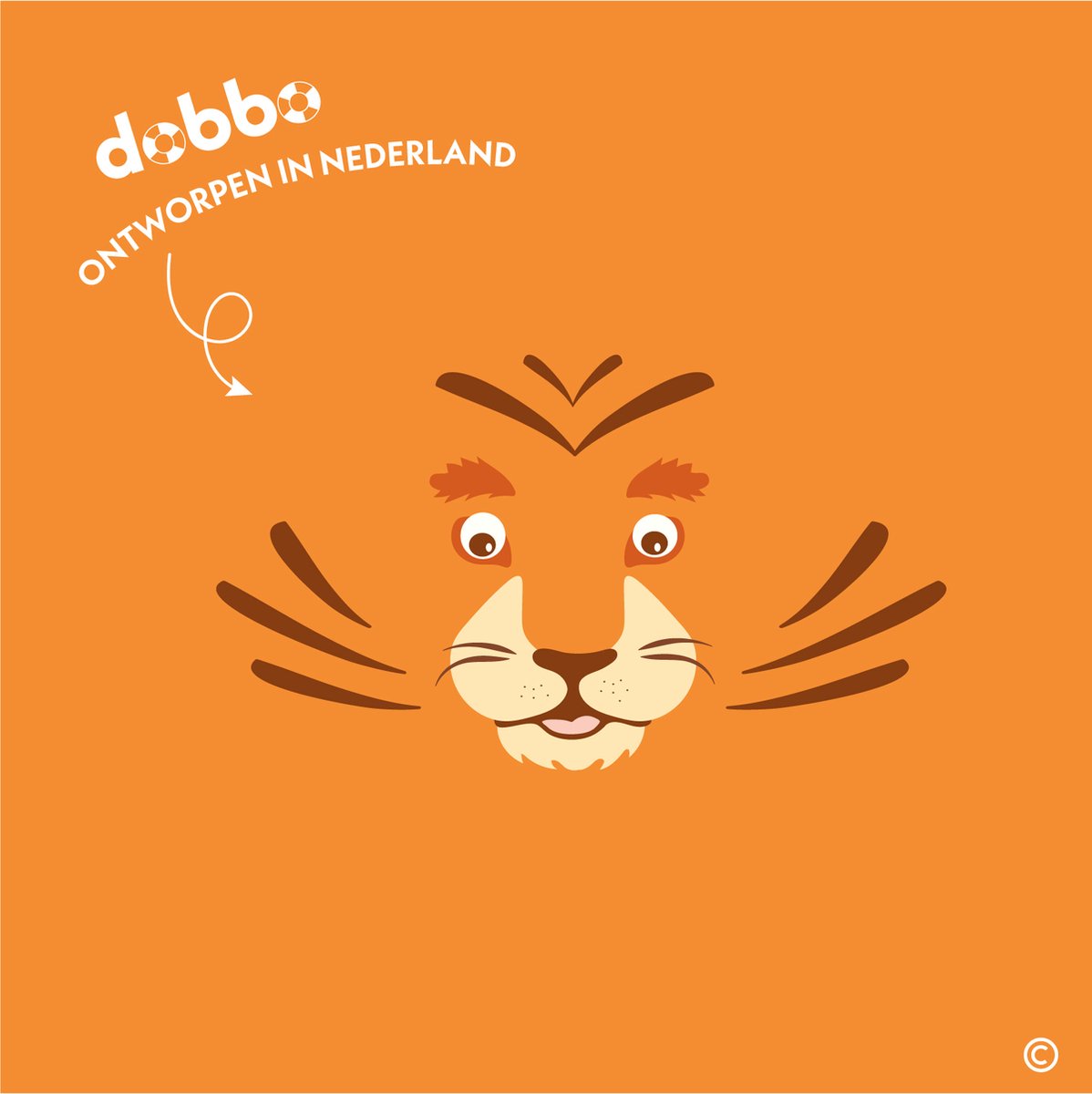 DOBBO Tony de Tijger - Puddle Jumper - Zwembandjes - Zwemvest - Zwemvleugels - voor Kind van 2 tot 6 jaar - 15 tot 30kg - Oranje — afbeelding 2