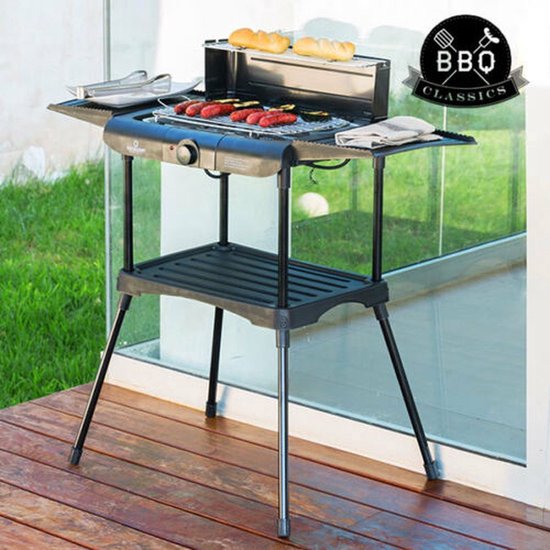 Excellent Electrics Elektrische Barbecue - Grilloppervlak (LxB) 36x24 cm - 2000W - Zwart van Excellent Electrics — afbeelding 4