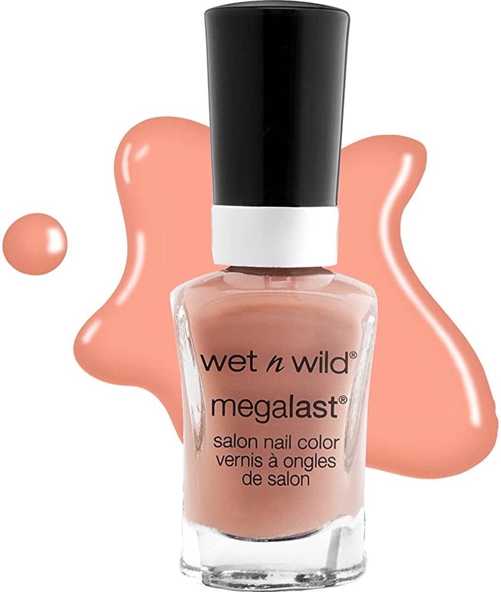 Wet 'n Wild MegaLast Salon Nail Color - 204B - Private Viewing - Nagellak - Nude - 13.5 ml