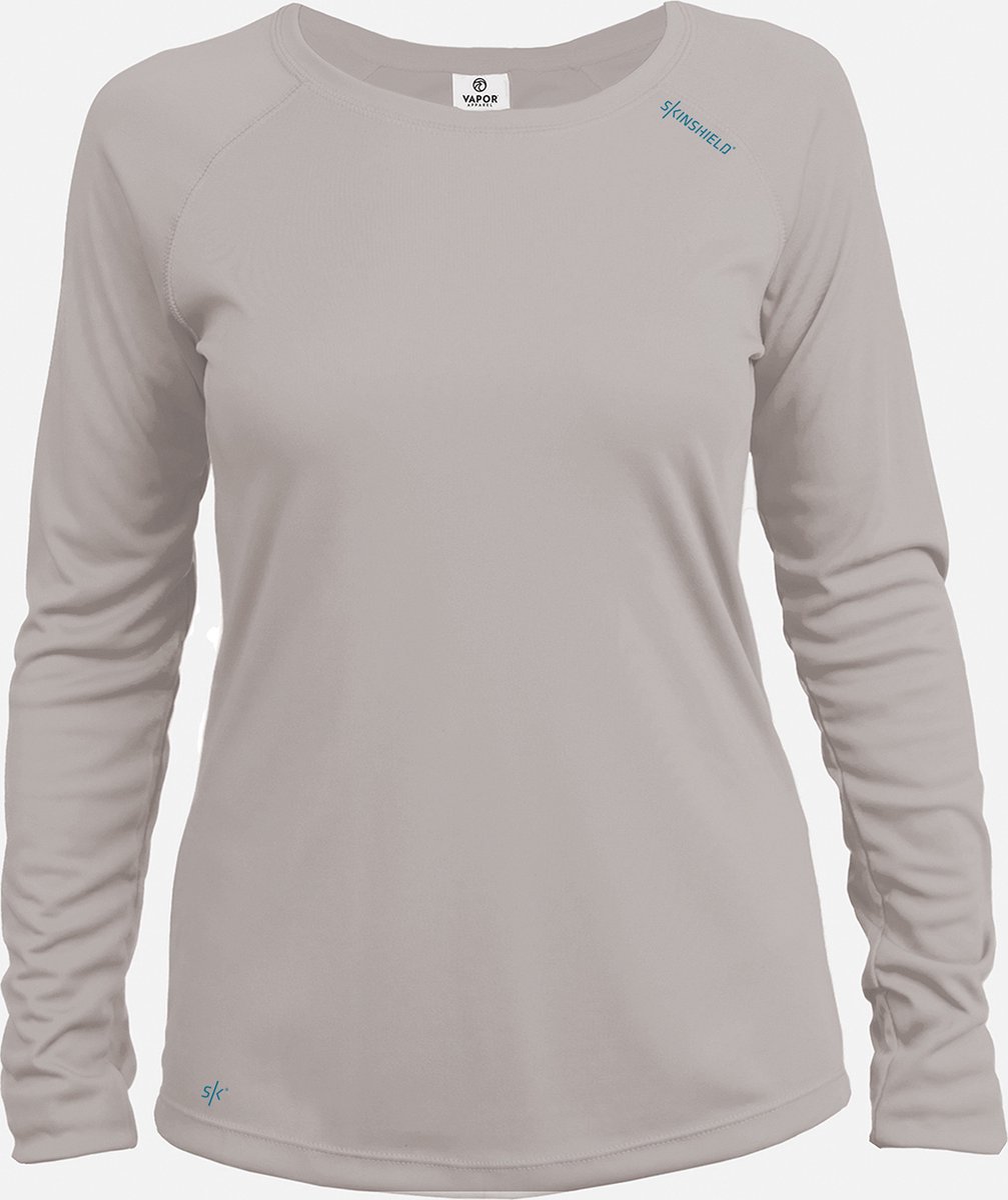 SKINSHIELD UV Shirt met lange mouwen voor dames FACTOR50+ Zonbescherming UV werend Grijs