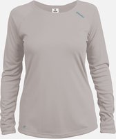 SKINSHIELD - UV Shirt met lange mouwen voor dames - FACTOR50+ Zonbescherming - UV werend - Grijs