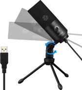 PiProducts Microfoon - Microfoon met standaard - Podcast - Usb Condensator - Opname Microfoon Voor Laptop - Windows - Cardioid - Studio Opname - Zang - Voice Over - YouTube