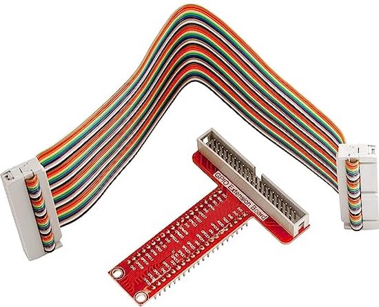 WINGONEER® RPi GPIO Breakout Erweiterungsplatine Flachbandkabel für Himbeer Pi 3 2 WINGONEER® RPi GPIO Breakout Erweiterungsplatine Flachbandkabel für Himbeer Pi 3 2