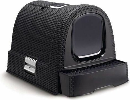 Curver Kattenbak - Antraciet - 51 x 38,5 x 39,5 cm