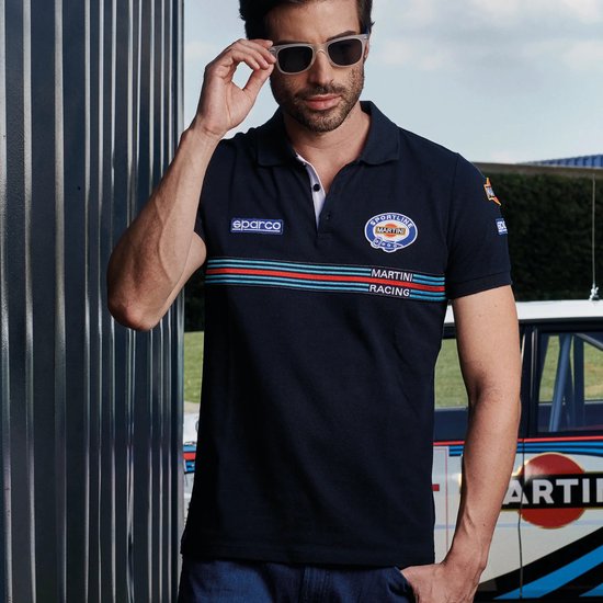 Sparco Polo Martini Racing Replica - zwart / m van Sparco — afbeelding 3