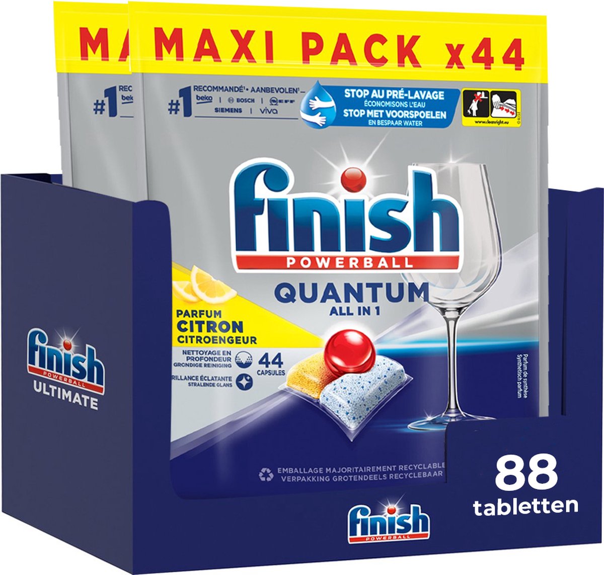 Goedkoopste Finish Quantum Lemon 88 tabs - Voordeelverpakking