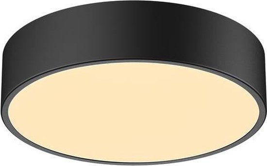 Plafondlamp Medo 30 28cm - 3000-4000K met zwarte kap - 1001877