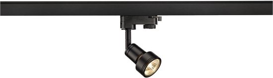 SLV PURI lampekop Railverlichting 1x50W Zwart 153560