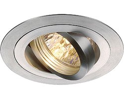NEW TRIA GU10 rond, inbouwspot , alu-geborsteld, max. 50W, incl. bladveren