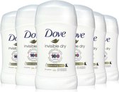 Dove Invisible Dry Déodorant Stick - Odeur Fris et soignée avec le Geur de violette et de freesia Witte - 6 x 40 g