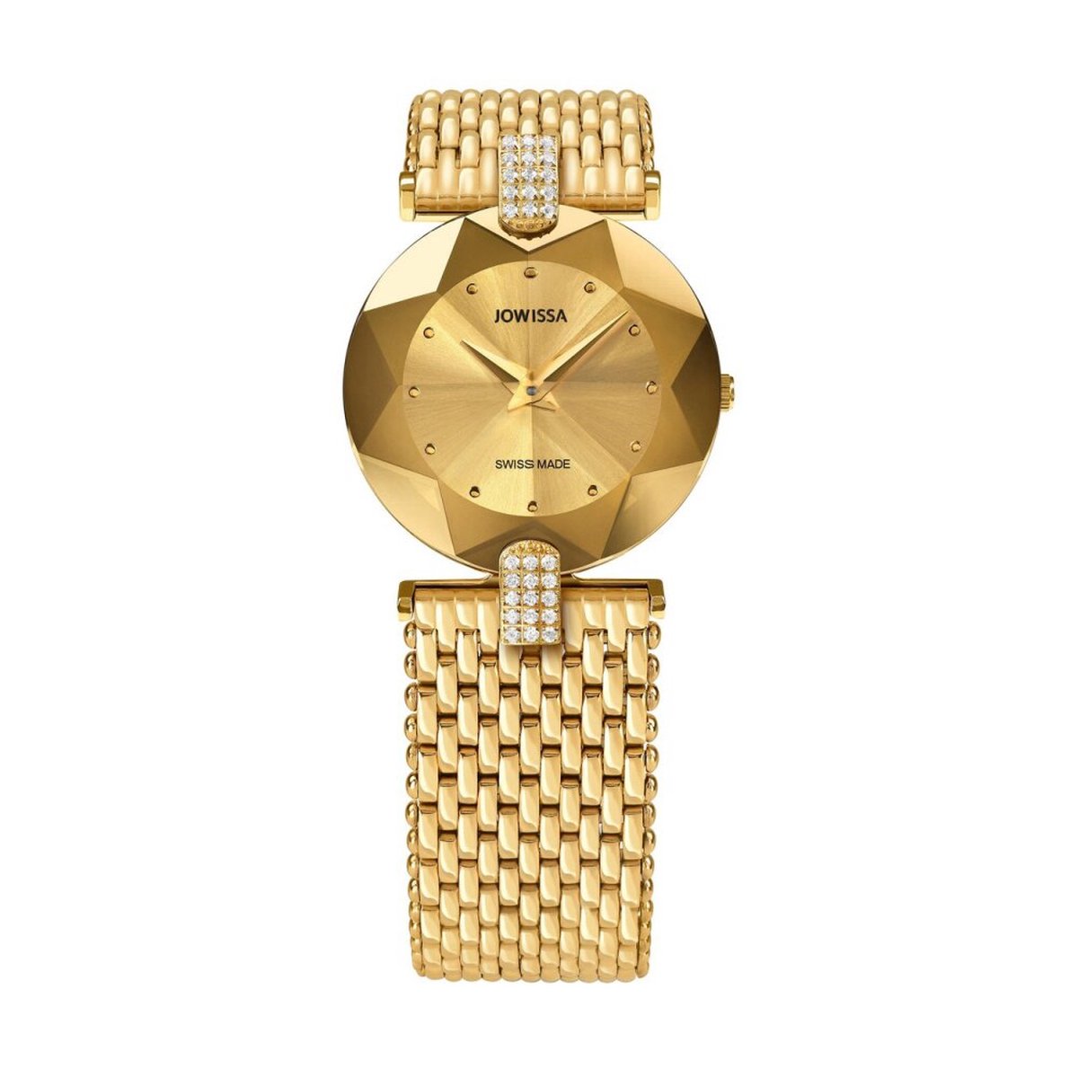 Jowissa - J5.010.M - Polshorloge - Dames - Quartz - Facet Strass
