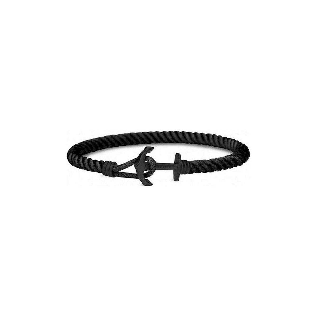 Paul Hewitt Anchor Phrep PH-PHL-N-B-B-M - Armband - Nylon - Zwart - 18cm
