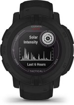 Garmin Instinct 2 Solar - Sporthorloge met GPS - Smartwatch voor heren - Zon Oplaadbaar - 45mm - Tactical Edition Zwart