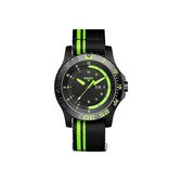 Traser P66 Green Spirit textile - horloge - Ø 45 mm - zwart/groen