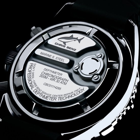Chris Benz - CB-C300X-SI-NBS - Montre de plongée - Unisexe - Quartz