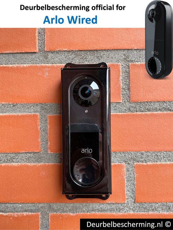 DoorbellProtection enduit de poudre noire pour votre sonnette vidéo filaire  Arlo |... | bol.com