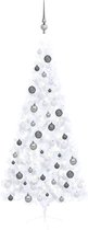 vidaXL-Kunstkerstboom-met-verlichting-en-kerstballen-half-180-cm-wit