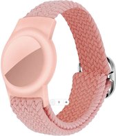 Armband geschikt voor Apple airtag rose