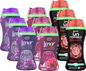 Lenor Fragrance Booster - Fragrance Pearls - Amethyst & Jasmin & Spring Fris - 9x11 lavages - Value pack