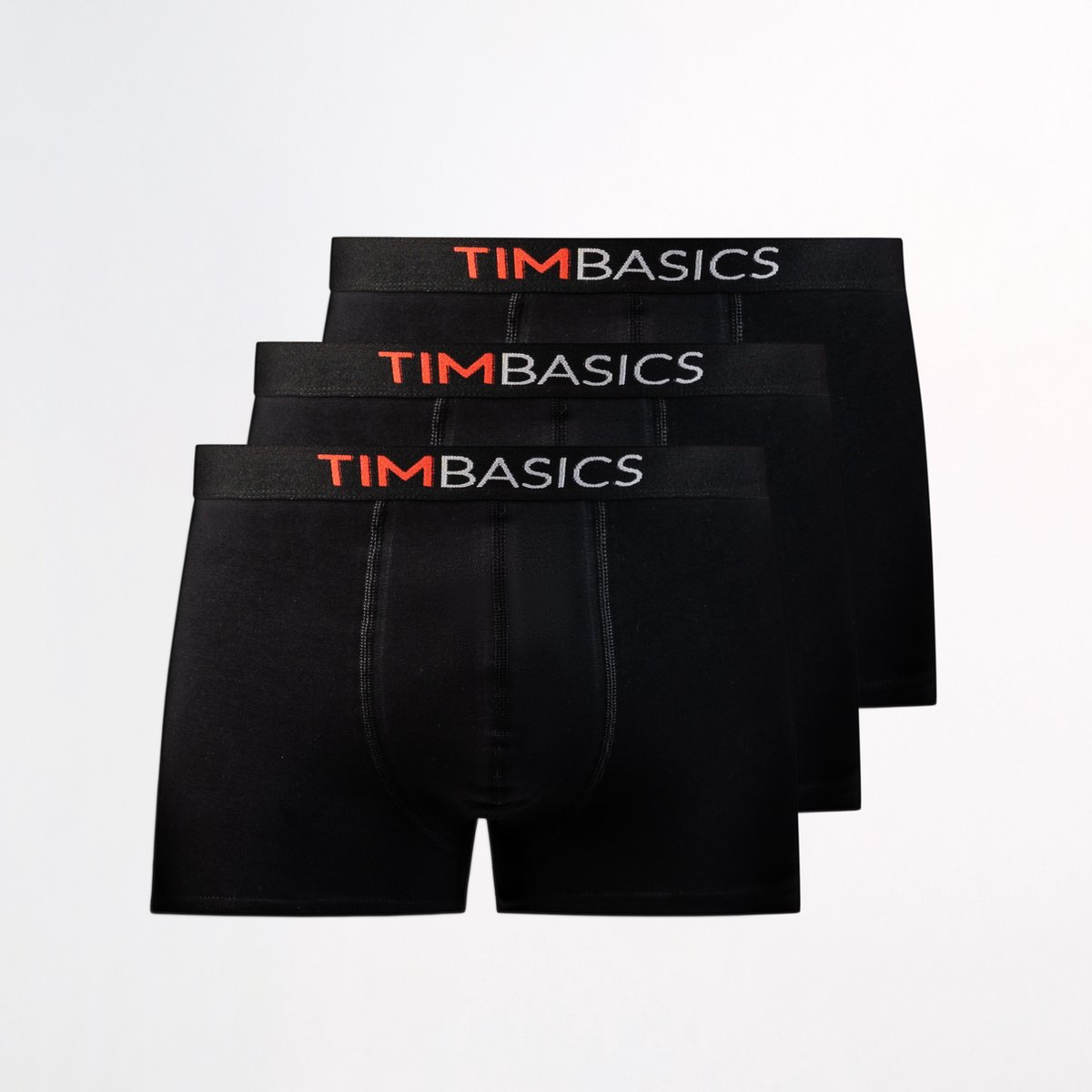 TimBasics - Heren boxershorts 3 pack - Zwart – XL - Heren ondergoed