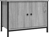 vidaXL-Tv-meubel-met-deuren-60x35x45-cm-bewerkt-hout-grijs-sonoma