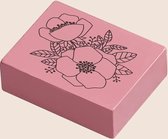May & Berry Hobbystempel | Bloemen | 3.5 x 4.5 cm