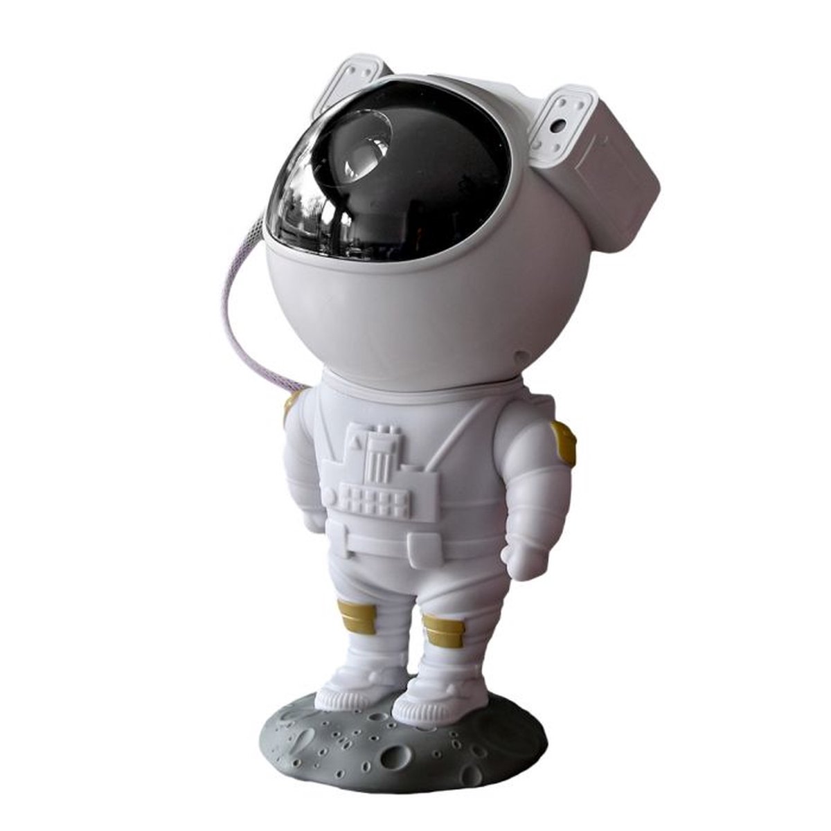 Lampe astronaute avec micro en forme de lune