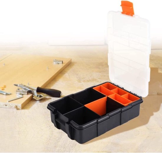 Boîtes de tri Boîte de rangement d'outils en plastique réglable  Organisateur d'outils... | bol