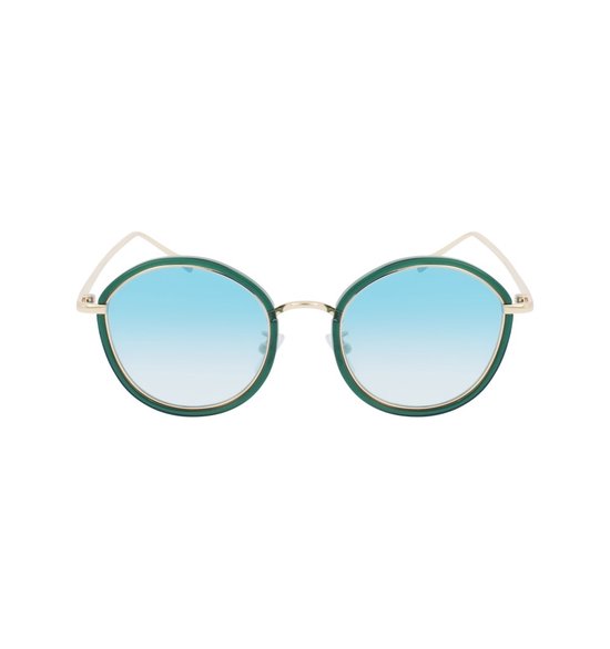 SILAC 8916 SOL SOFIA - Ronde zonnebrillen met blauw getint spiegelglazen - UV 400 CAT2 van SILAC — afbeelding 5