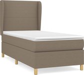 vidaXL-Boxspring-avec-matelas-tissu-taupe-80x200-cm