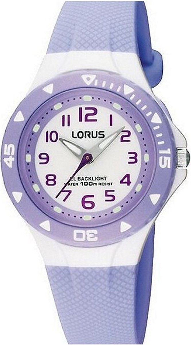 Lorus Young RRX51CX9 Kinder Horloge - Paars - 28 mm