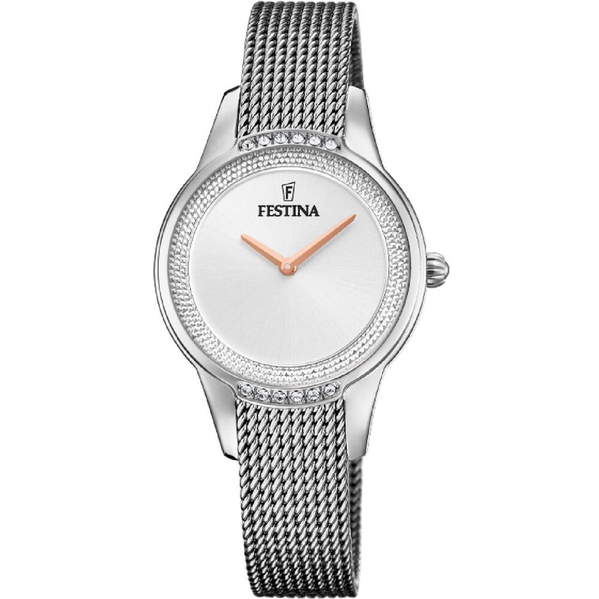 Festina mademoiselle F20494-1 dames horloge - 30 mm - Zilver