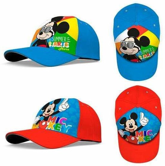 Disney Mickey Mouse Pet 100% Polyester - 1 Stuks - Rood of Blauw