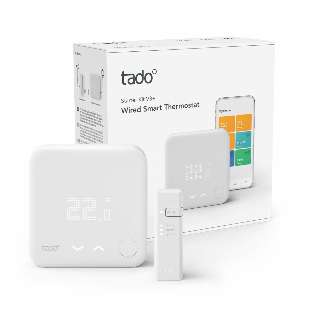 tado° Slimme Thermostaat V3+ Starterskit - Bedrade variant - Wit thumbnail 8