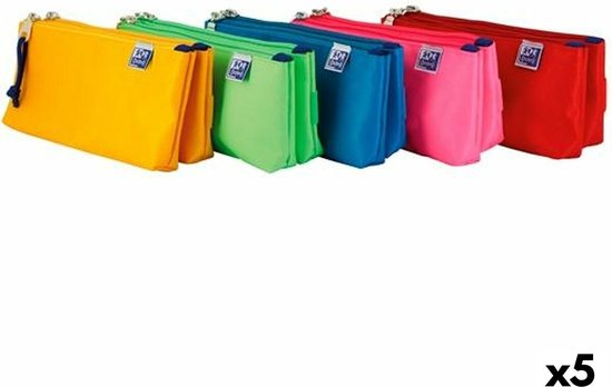 Oxford, Grande trousse d'école Kangoo Kids, carrée, élastique e