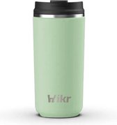 Tasse à café Hikr® à emporter - Tasse de voyage - 380 ml - Tasse thermo - Tasse de voyage - Étanche et sous vide - Acier inoxydable - Tasse thermo - Tasse à Café et à thé