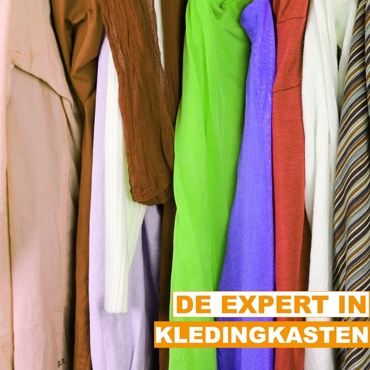 Happyment Luxe Kledingkast open - Met opbergruimte - Wit - Schoenenkast organizer - Kapstok - Garderobekast - Garderoberek - Kledingrek metaal – foto 6